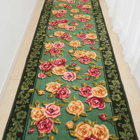 廊下敷きマット「エレガントローズ」