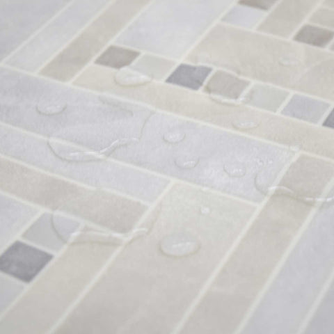 拭けるマット「モザイクタイル」トイレマット